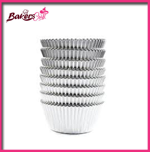 Silver on sale cupcake liners