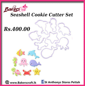 Seashell Cookie cutter set